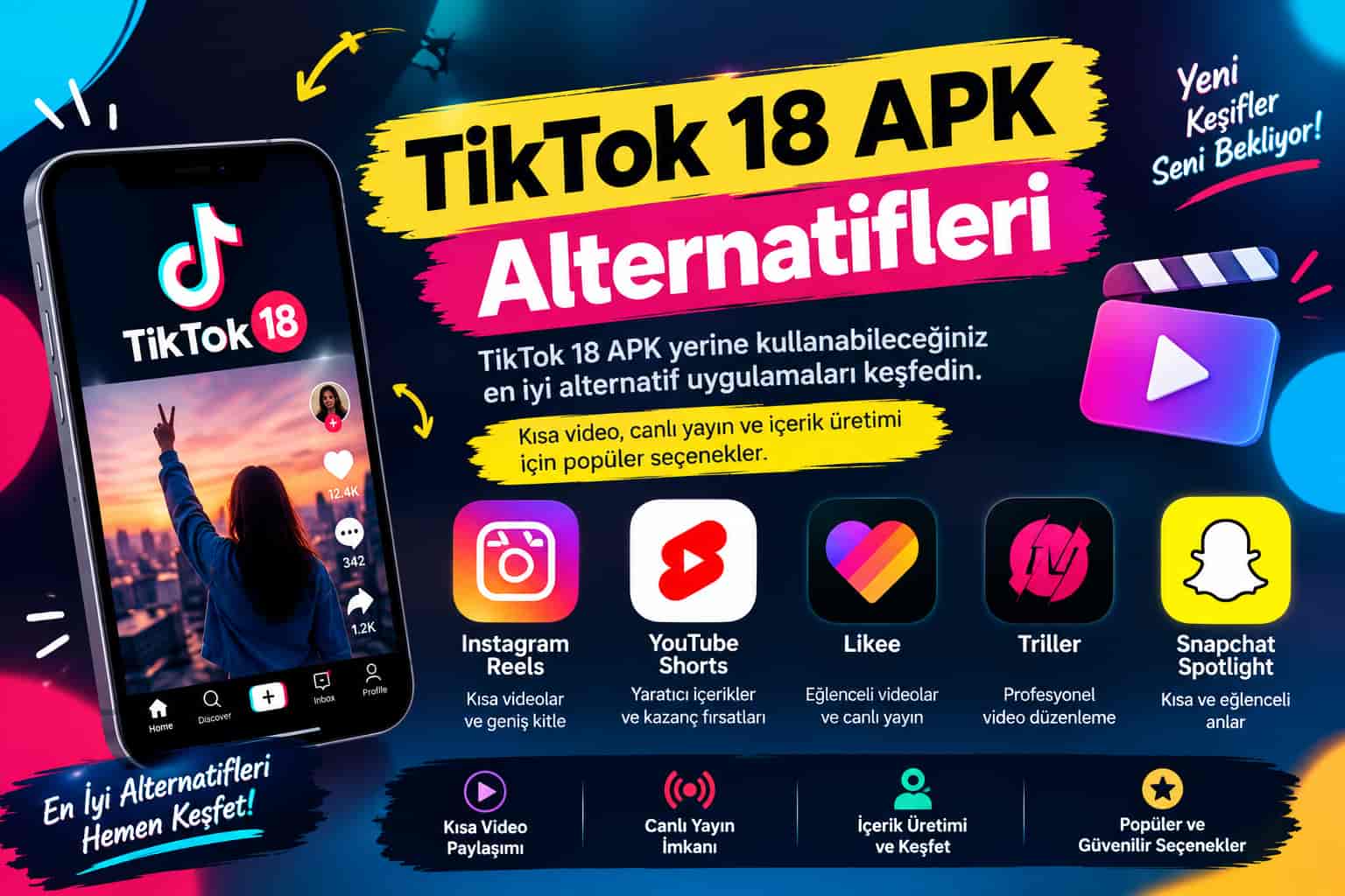 TikTok 18 APK Alternatifleri